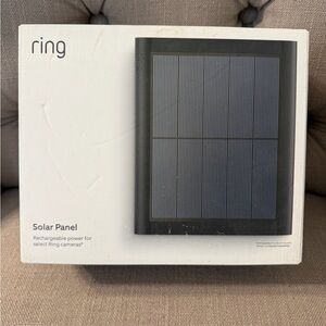 Ring 4W 2nd Generation Solar Panel for Select Ring Security Cameras - Black New